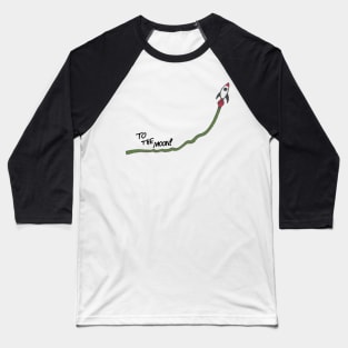Wallstreetbets "to the moon" stock chart Baseball T-Shirt